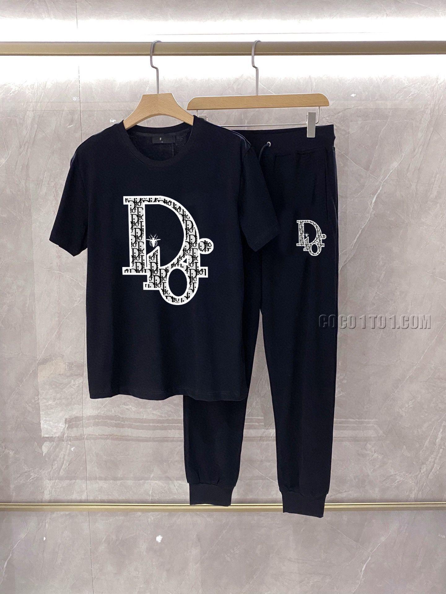 Dior (Fat Gospel) 24 Official Website Same Style World-Renowned Luxury Brand Summer Men's (Double Gloss) High-Quality Suit N42503
