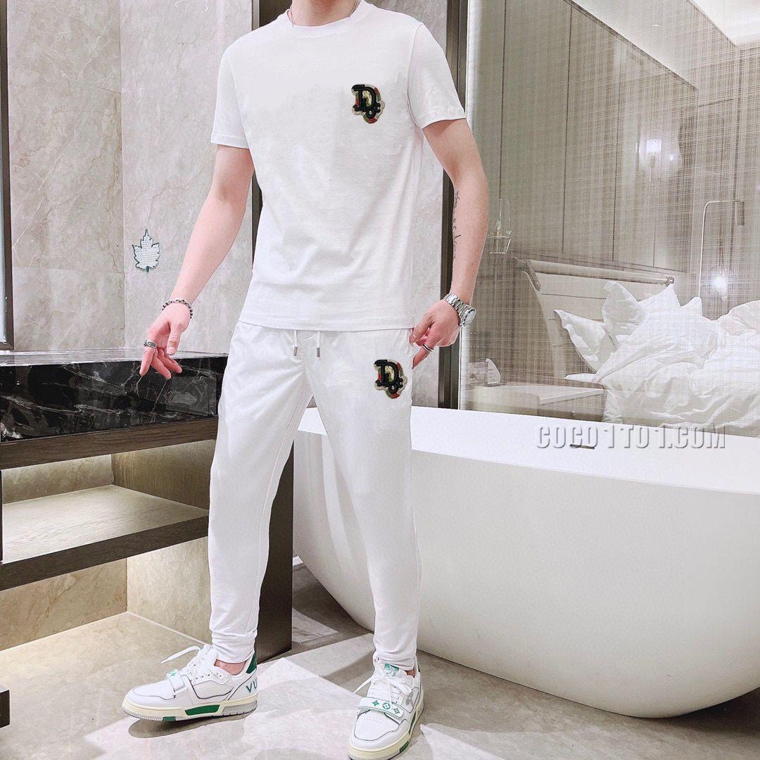 Dior (Fat Gospel) 24 Official Website Same Style World-Renowned Luxury Brand Summer Men's (Double Gloss) High-Quality Suit N42503