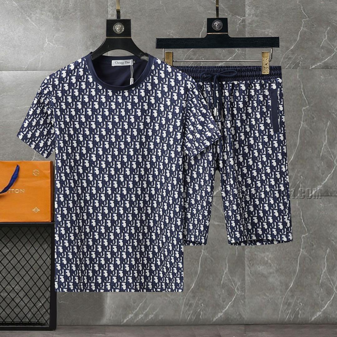 Dior Fashion Top-Grade Pure Cotton Men's Suit N42503