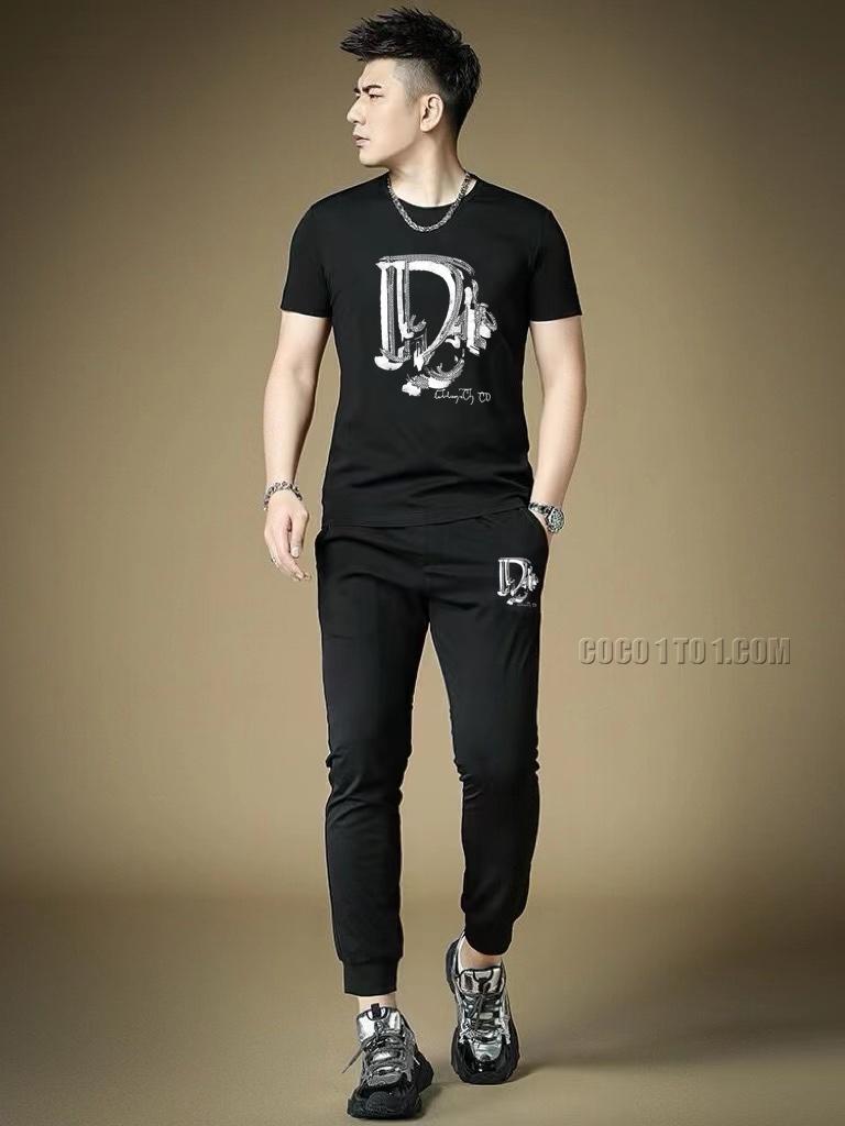 Dior (Fat Gospel) 24 Official Website Same Style World-Renowned Luxury Brand Summer Men's (Double Gloss) High-Quality Suit N42503