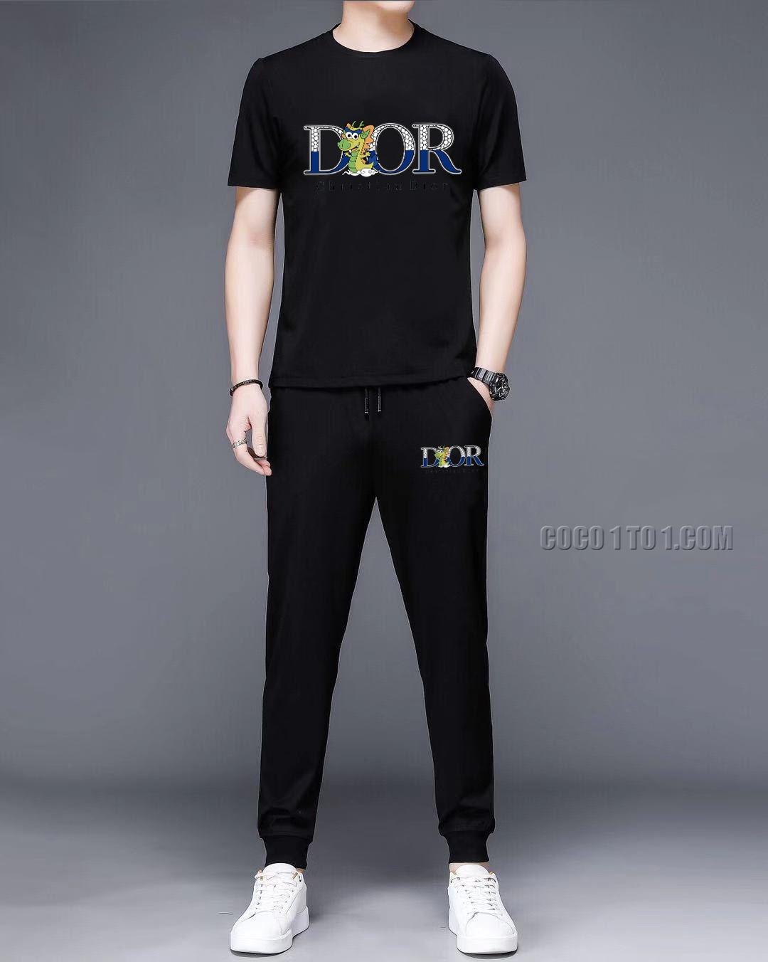 Dior (Fat Gospel) 24 Official Website Same Style World-Renowned Luxury Brand Summer Men's (Double Gloss) High-Quality Suit N42503
