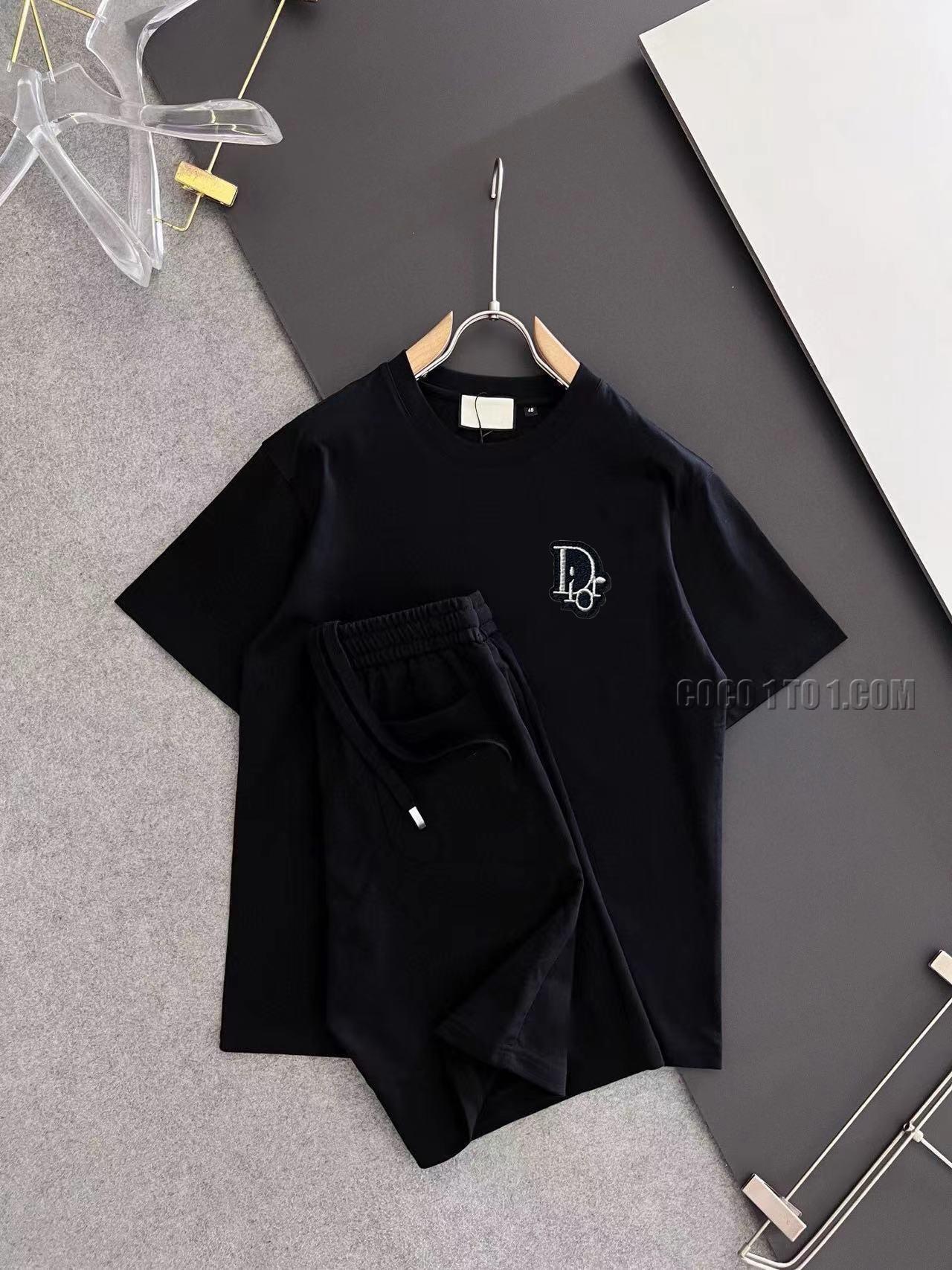 Dior 24 New Men's Short Sleeve Shorts Suit N42503