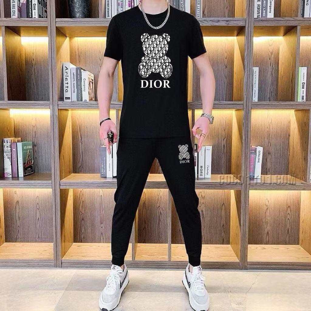 Dior (Fat Gospel) 24 Official Website Same Style World-Renowned Luxury Brand Summer Men's (Double Gloss) High-Quality Suit N42503
