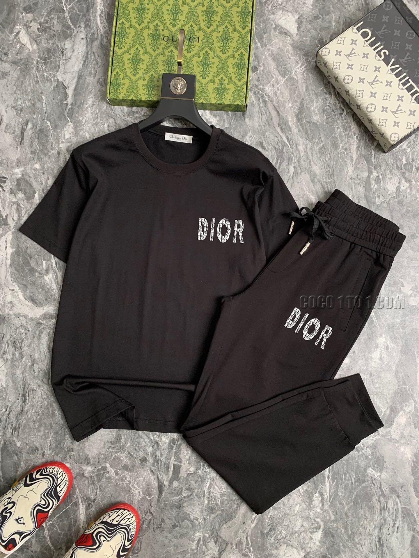 Dior (Fat Gospel) 24 Official Website Same Style World-Renowned Luxury Brand Summer Men's (Double Gloss) High-Quality Suit N42503