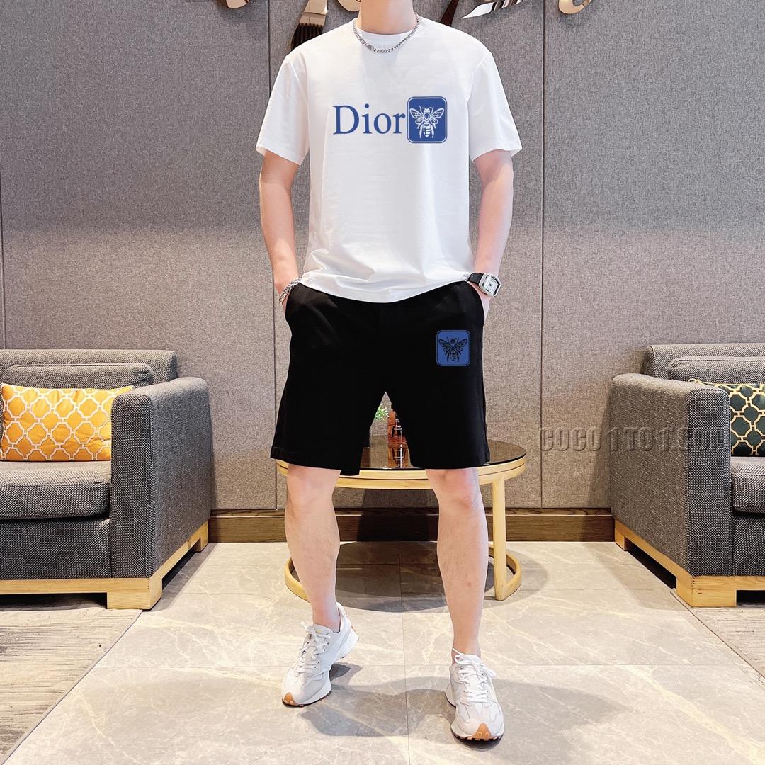 Dior 24 New Men's Short Sleeve Shorts Suit N42503