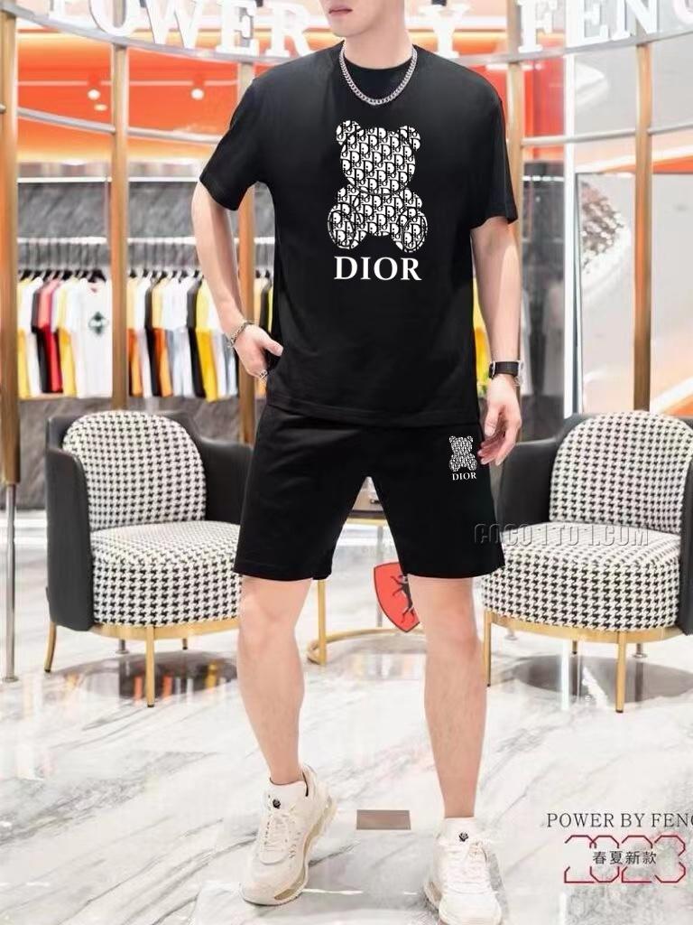 Dior 24 New Men's Short Sleeve Shorts Suit N42503