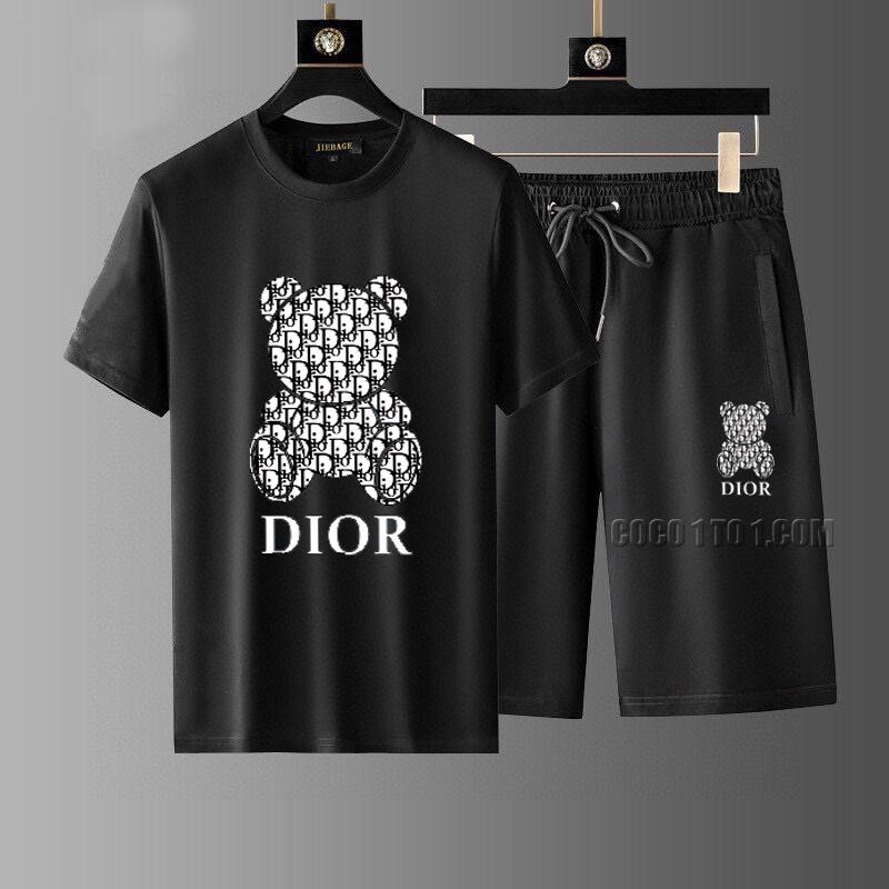 Dior 24 New Men's Short Sleeve Shorts Suit N42503