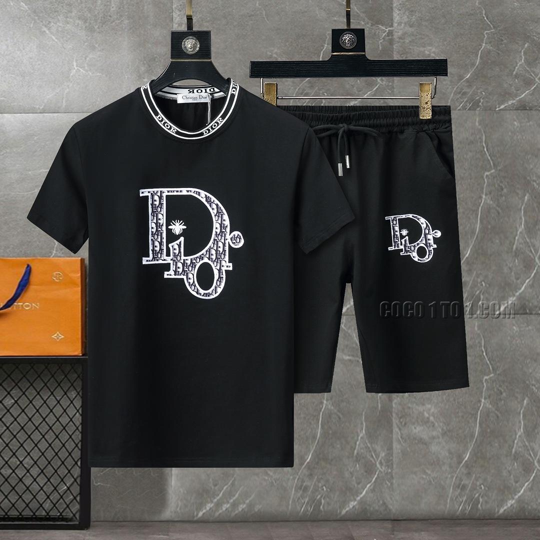 Dior Fashion Top-Grade Pure Cotton Men's Suit N42503