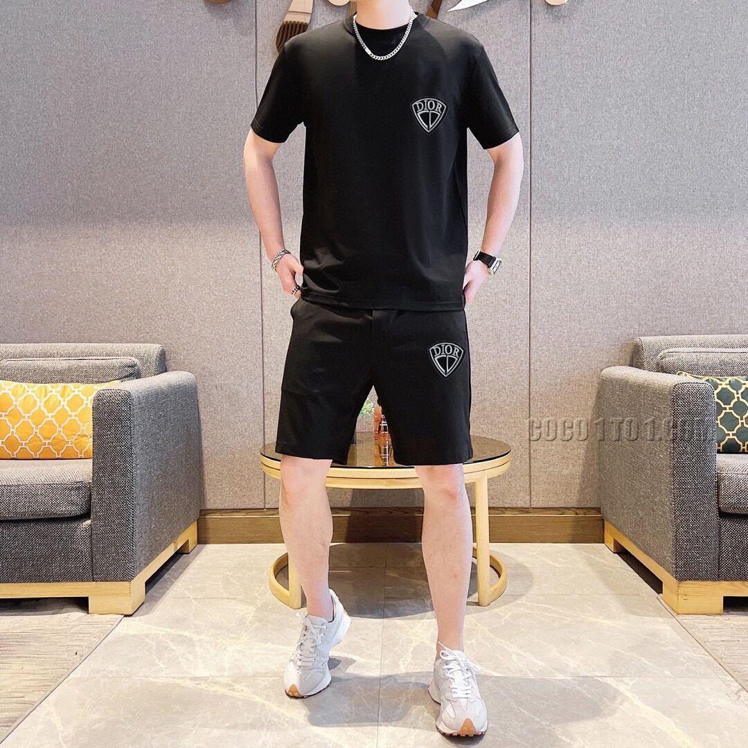 Dior 24 New Men's Short Sleeve Shorts Suit N42503