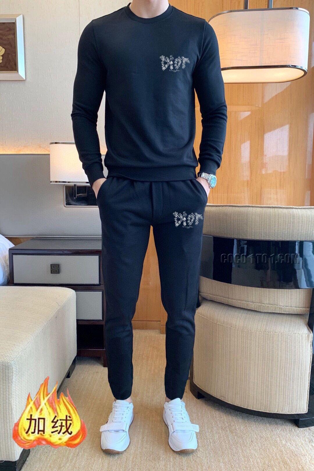 Dior (Plush and Thickened) Autumn/Winter New Product Star Favorite Fashion Taste Leisure Suit N42503