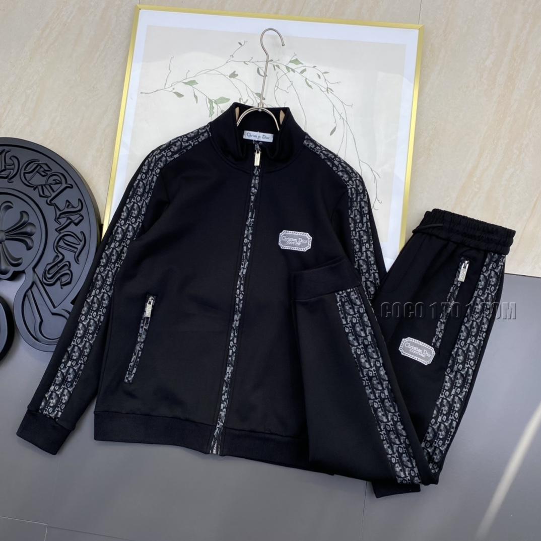 Dior Lined with Velvet Autumn/Winter Big Explosive Leisure Suit N42503