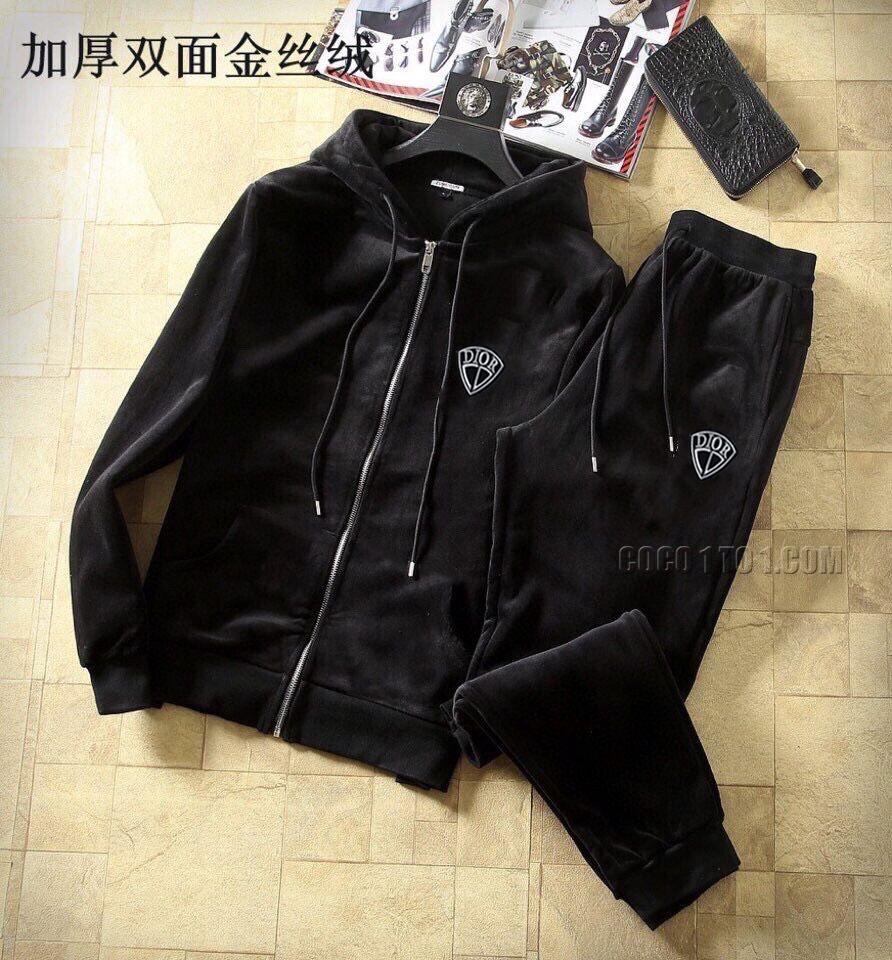 Dior (Fat Gospel) New Double-Sided Velvet Suit N42503
