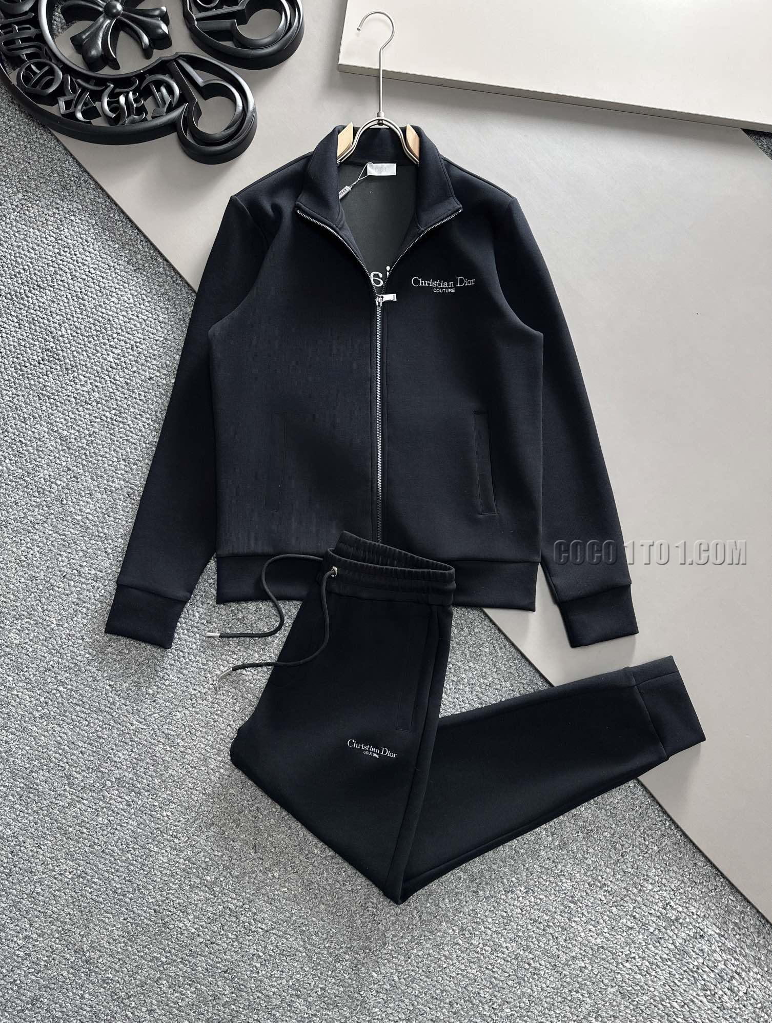 Dior Early Autumn New Men's Zipper Hoodie Suit N42503