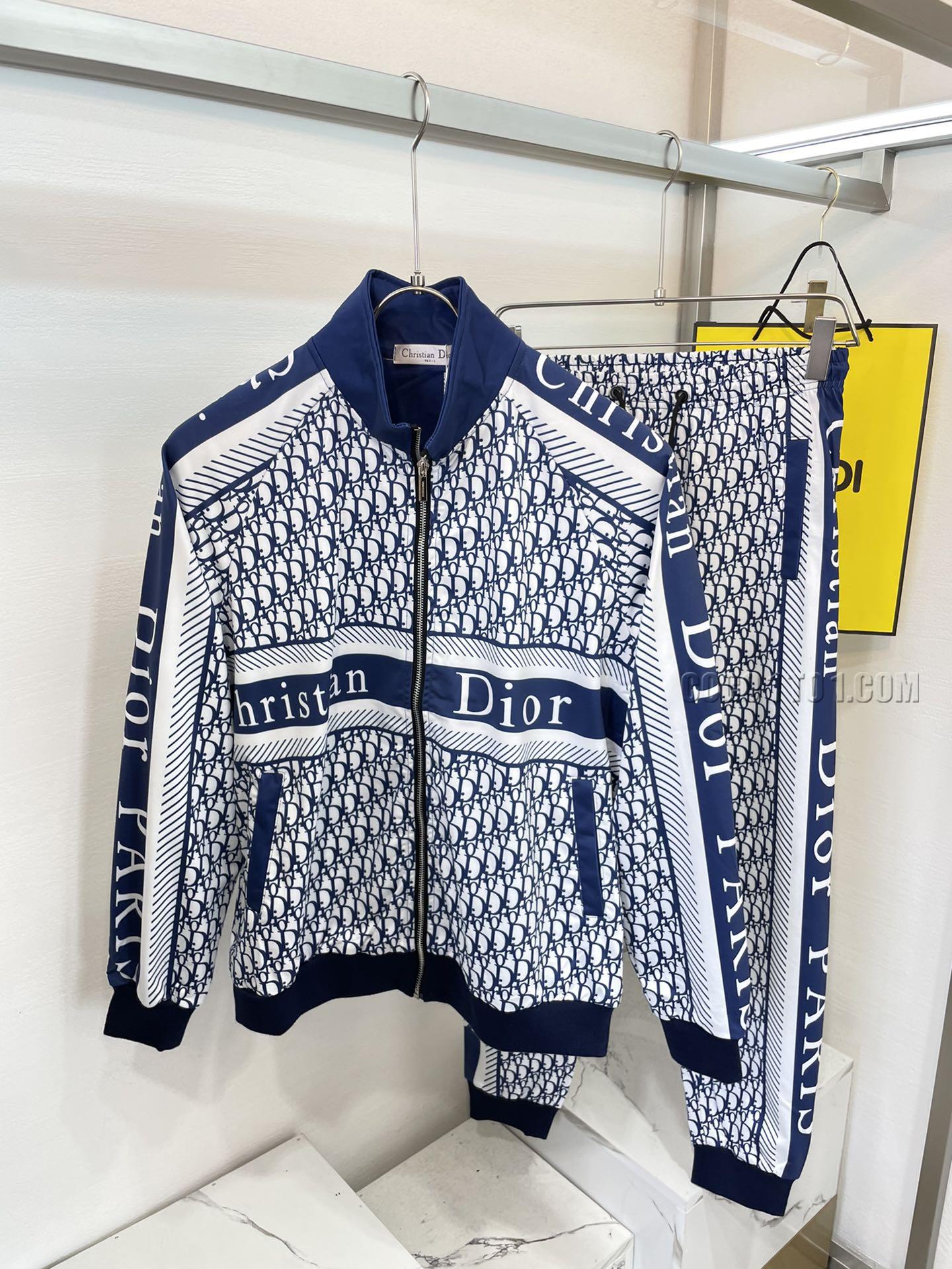 Dior New Men's Zipper Hoodie Suit N42503