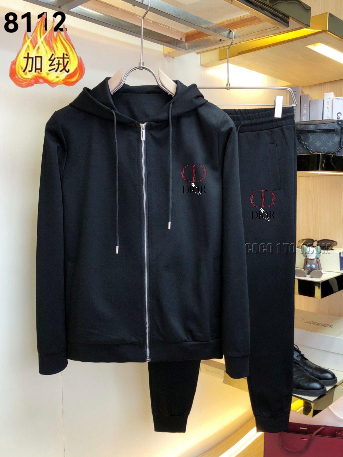 Dior (Plush and Thickened) Autumn/Winter New Product Star Favorite Fashion Taste Leisure Suit N42503