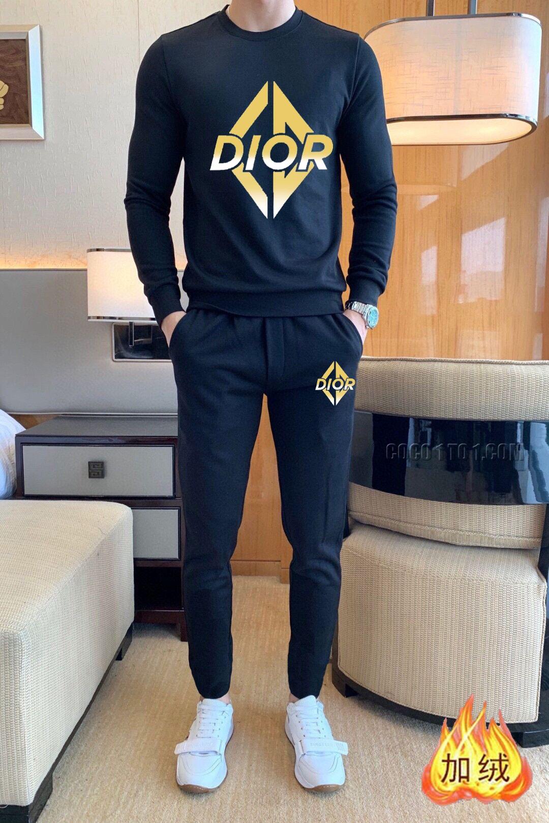 Dior (plus thickened) autumn and winter new products celebrities' favorite fashion leisure Suit N42503s