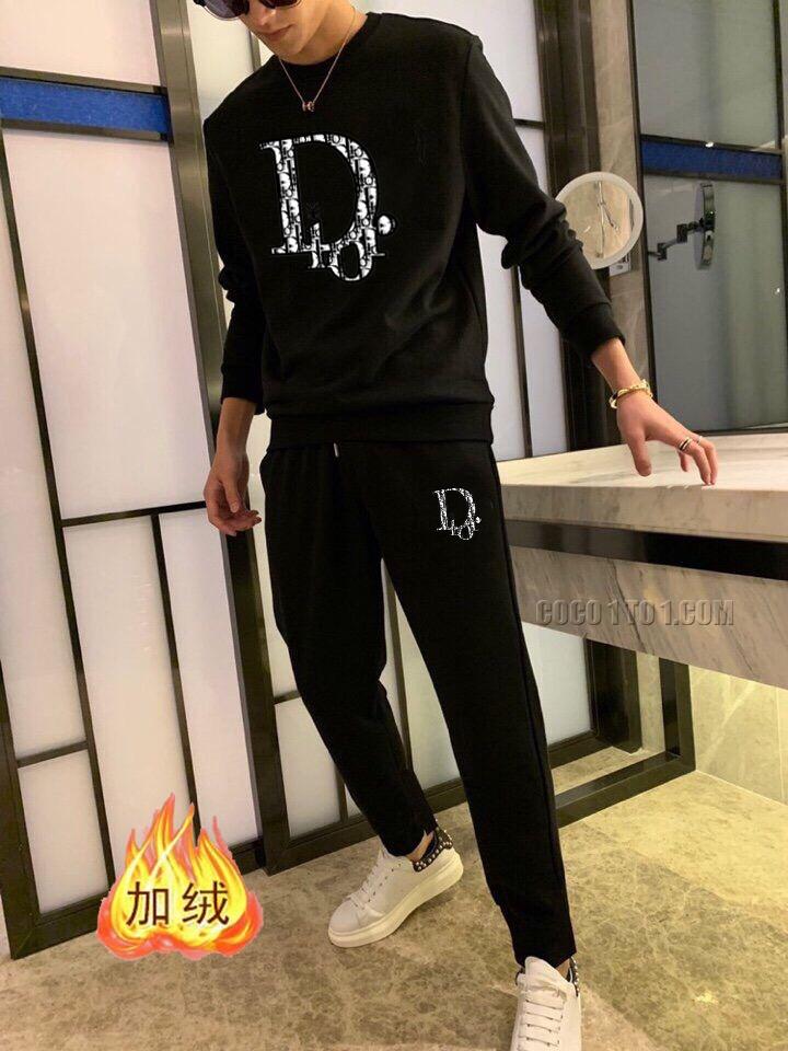 Dior (plus thickened) autumn and winter new products celebrities' favorite fashion leisure Suit N42503s