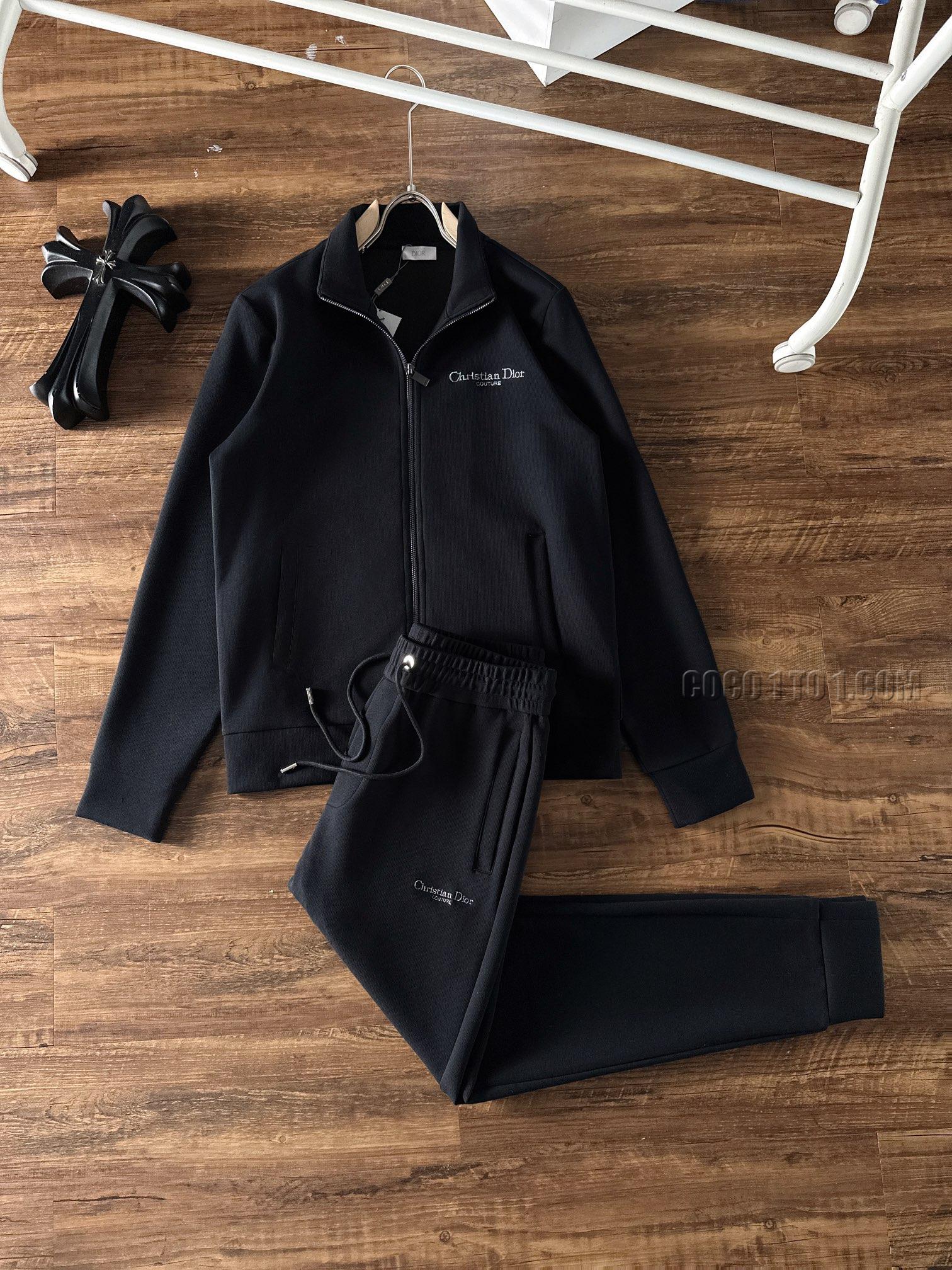 Dior brand new early autumn Men's zipper hoodie Suit N42503