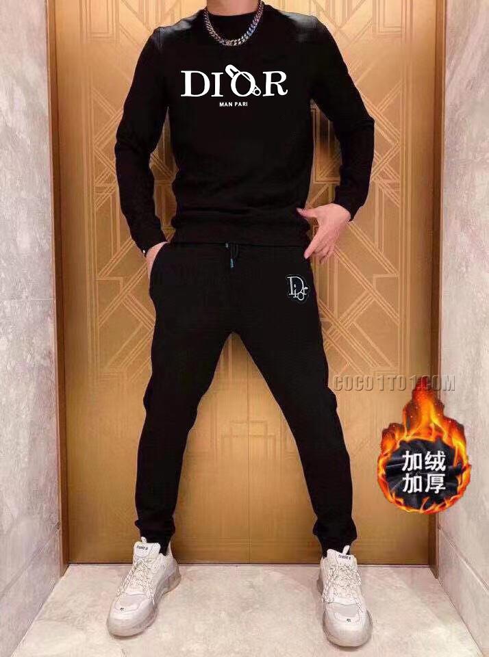 Dior (plus thickened) autumn and winter new products celebrities' favorite fashion leisure Suit N42503s