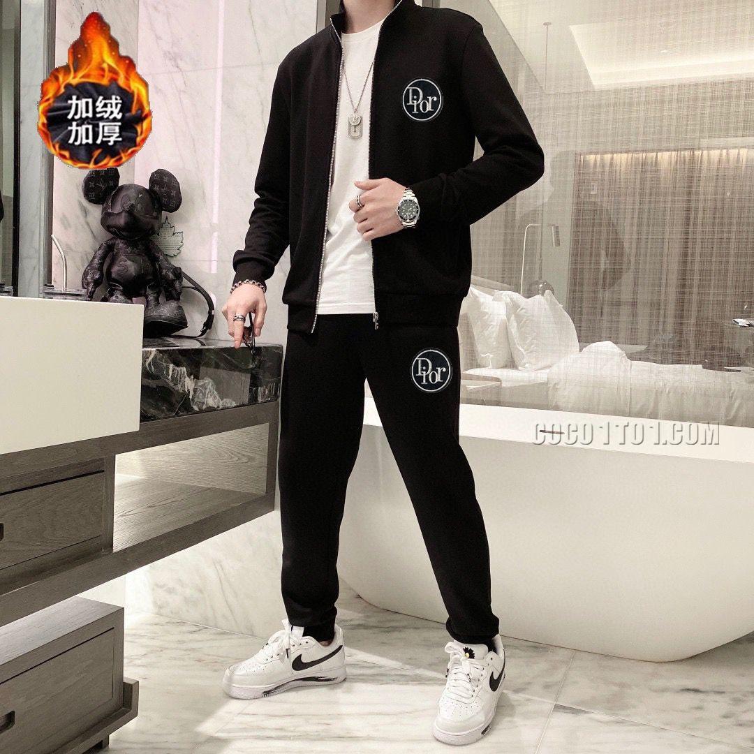Dior (plus thickened) autumn and winter new products celebrities' favorite fashion leisure Suit N42503s