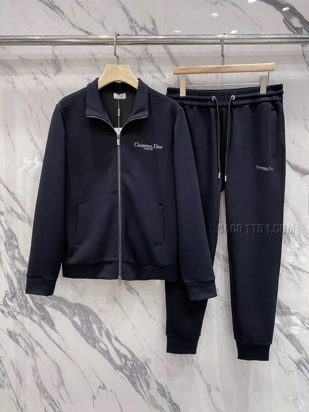 Dior Early Autumn New Men's Zip Hoodie Suit N42503