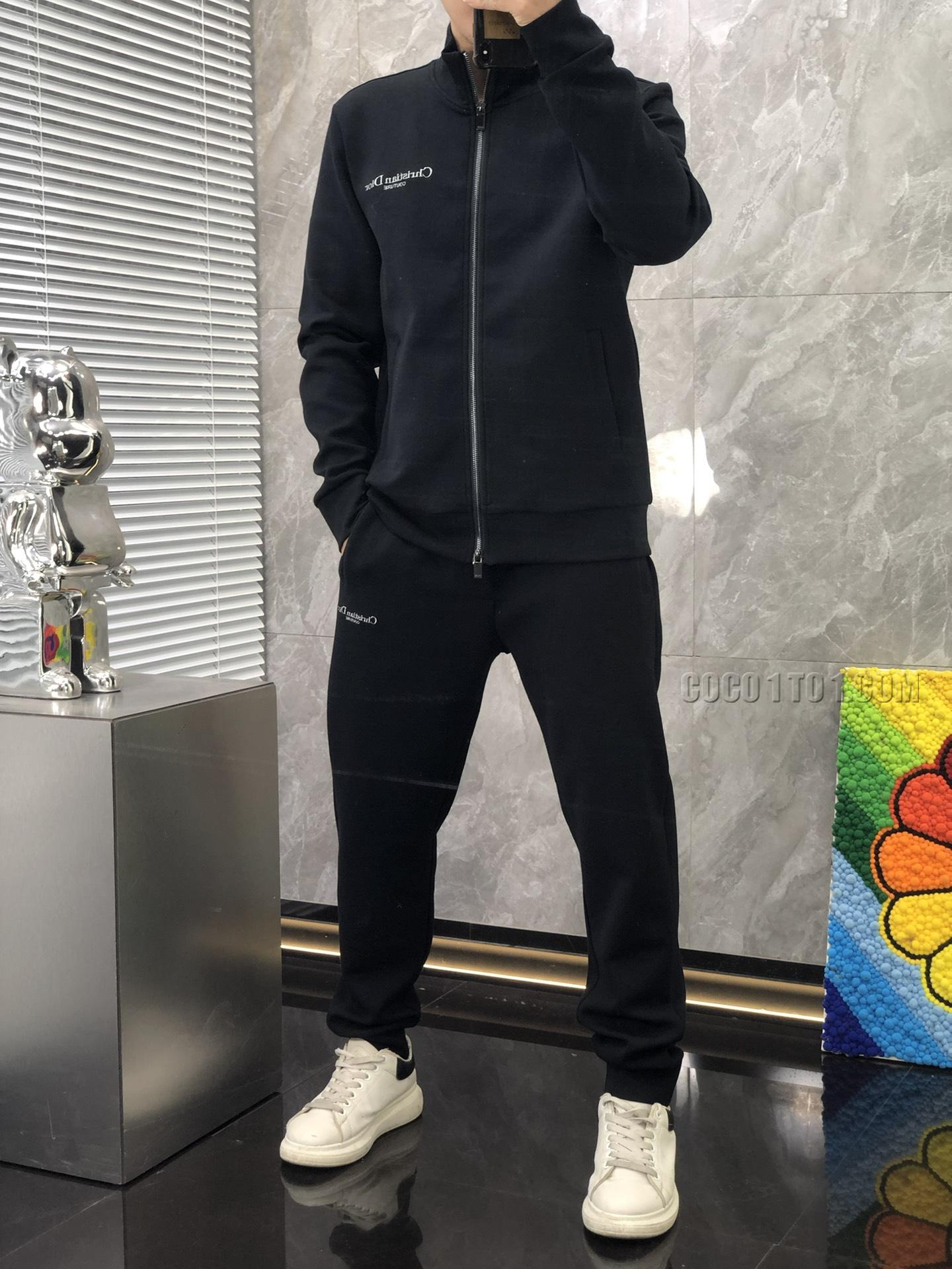 Dior Early Autumn New Men's Zip Hoodie Suit N42503