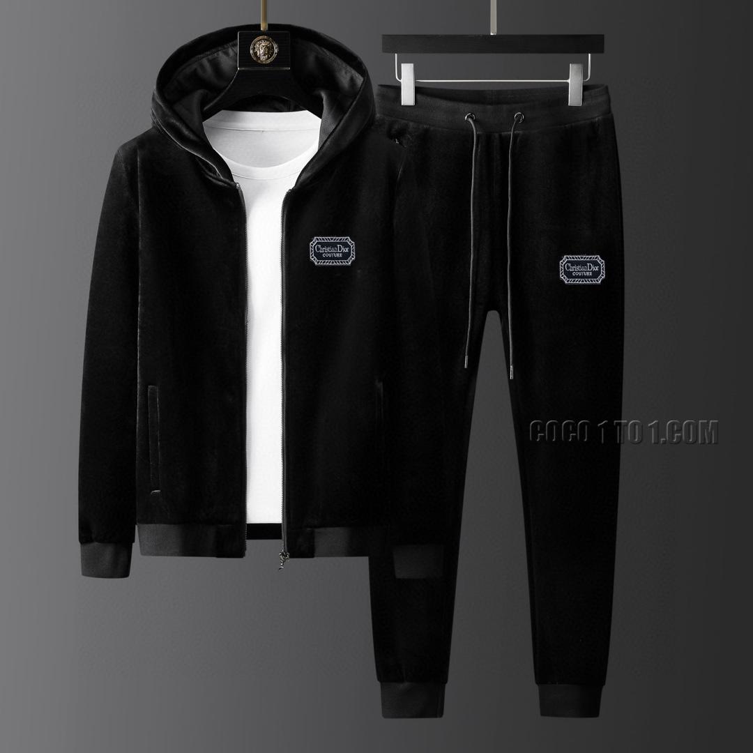 Dior (Big Guy Gospel) New Double-sided Velvet Suit N42503