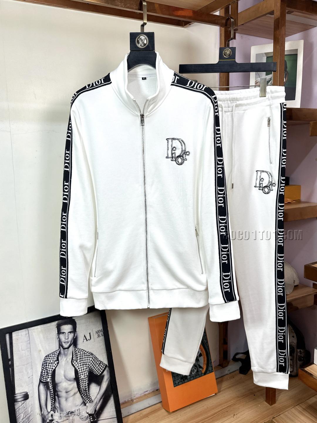 Dior Autumn/Winter New Focus on Official Website Original Version Brand New Hoodie Suit N42503