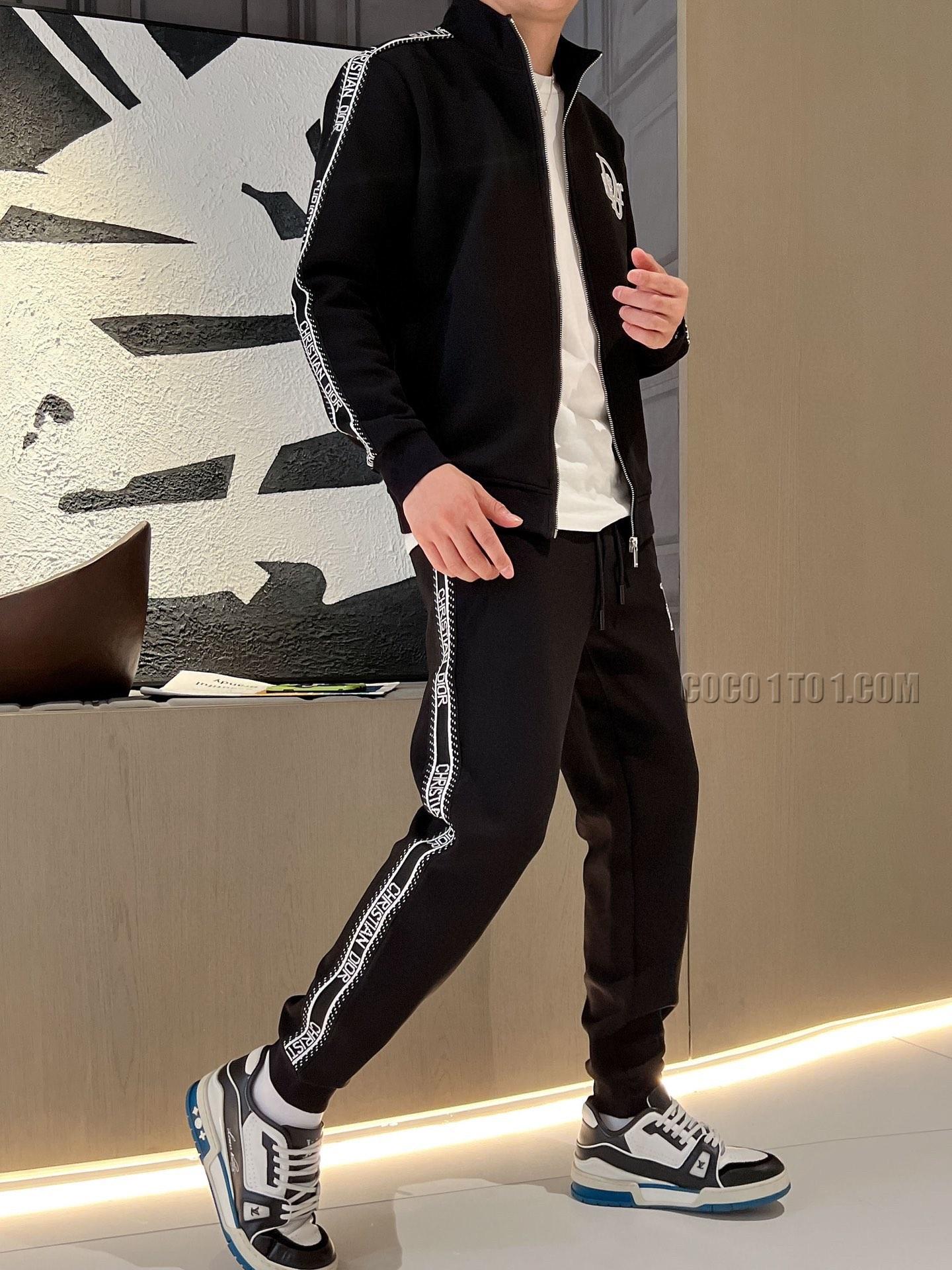 Dior Brand New Popular Cardigan Sweatshirt Suit N42503