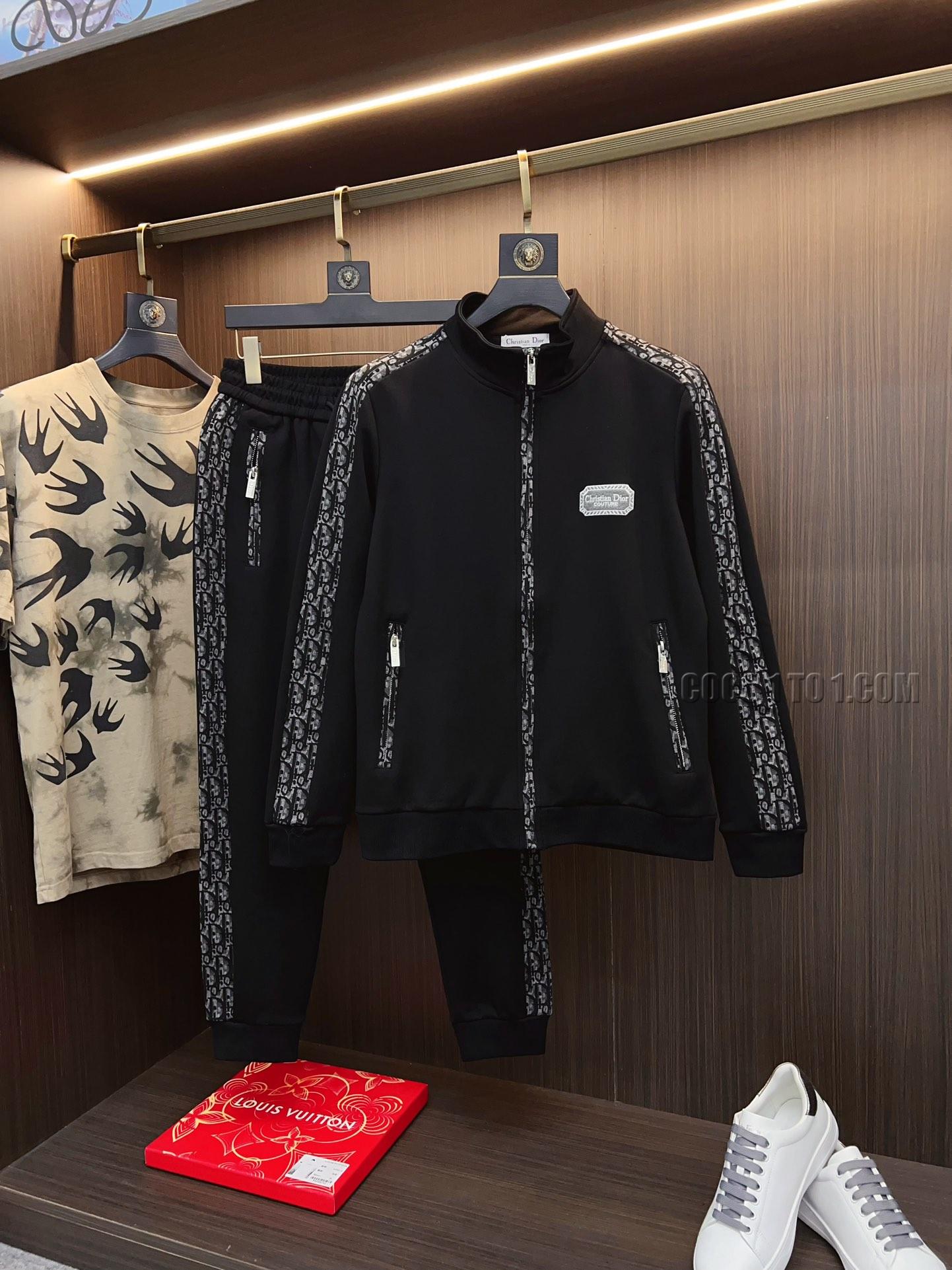 Dior Brand New Popular Cardigan Sweatshirt Suit N42503