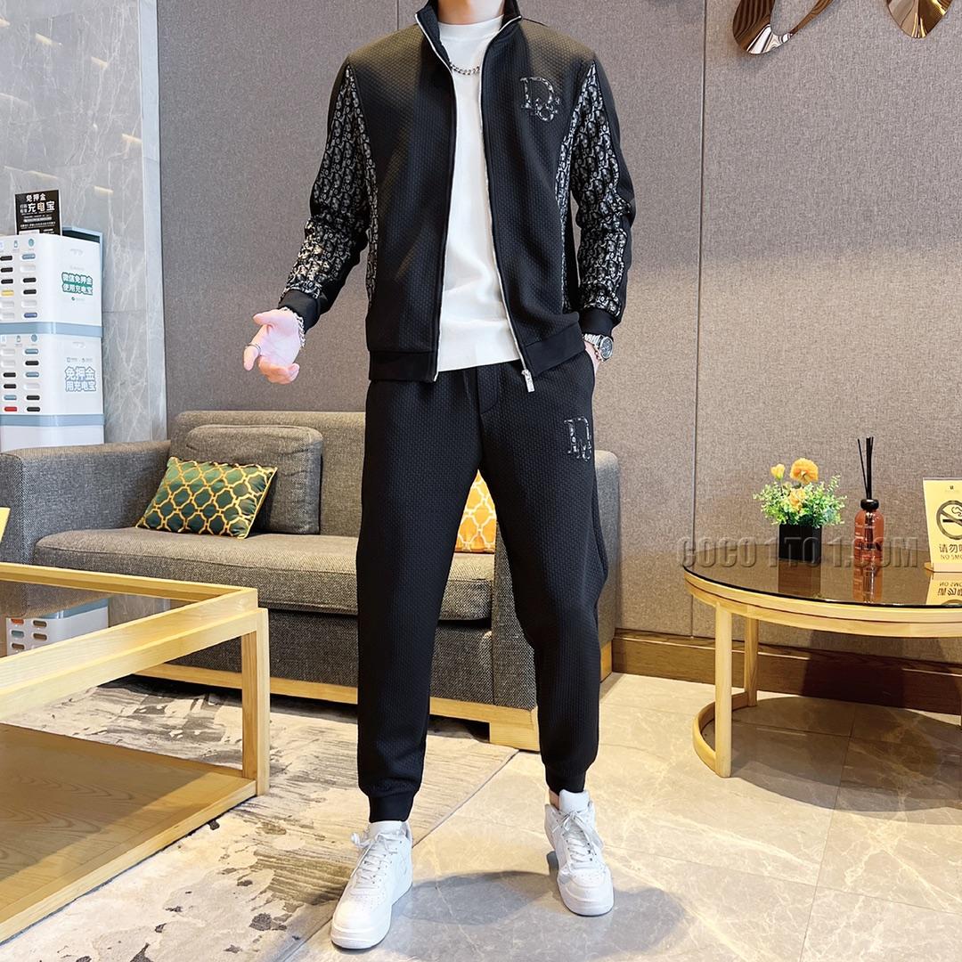 Dior Brand New Popular Cardigan Sweatshirt Suit N42503
