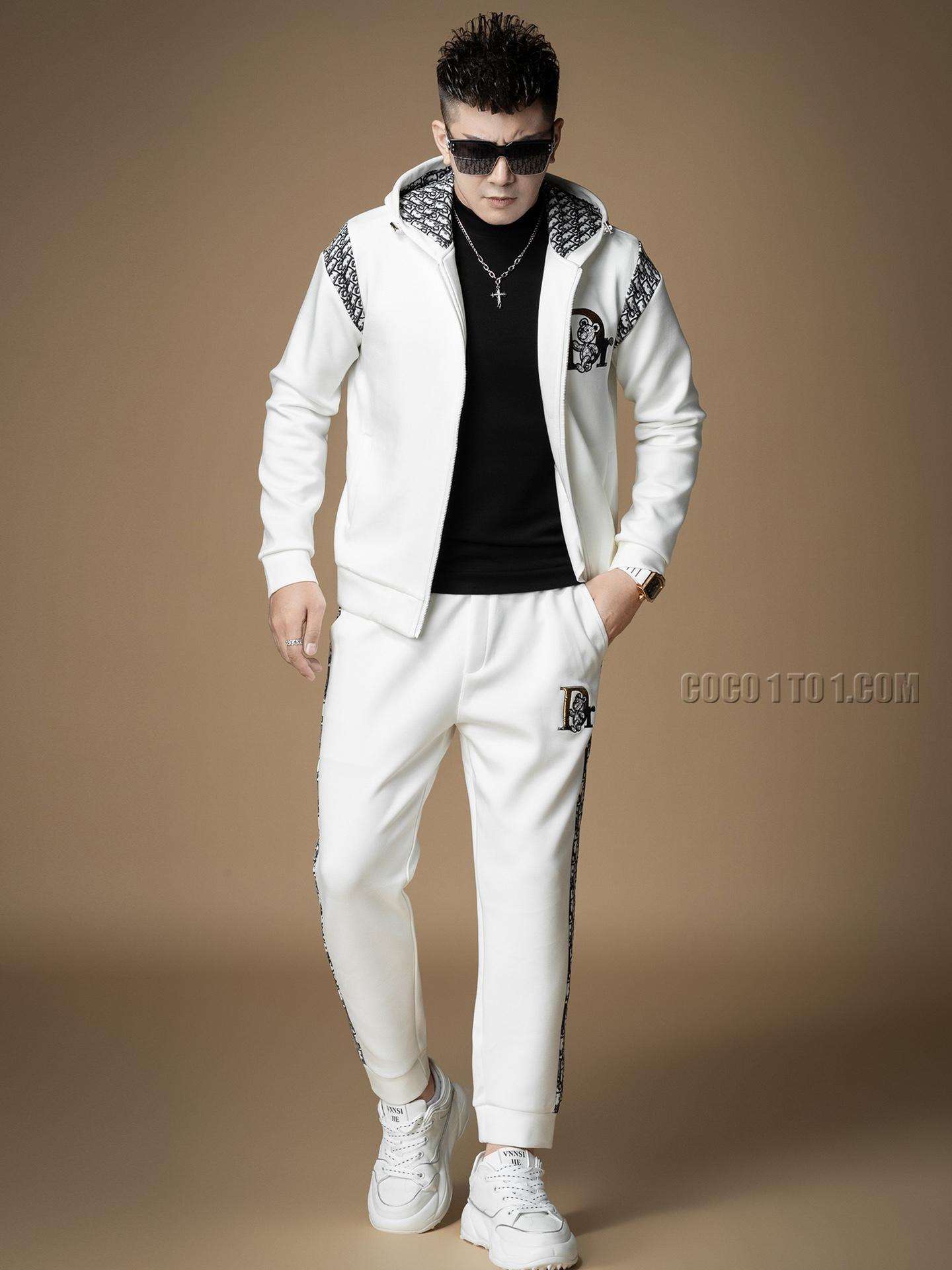 Dior Brand New Popular Cardigan Sweatshirt Suit N42503