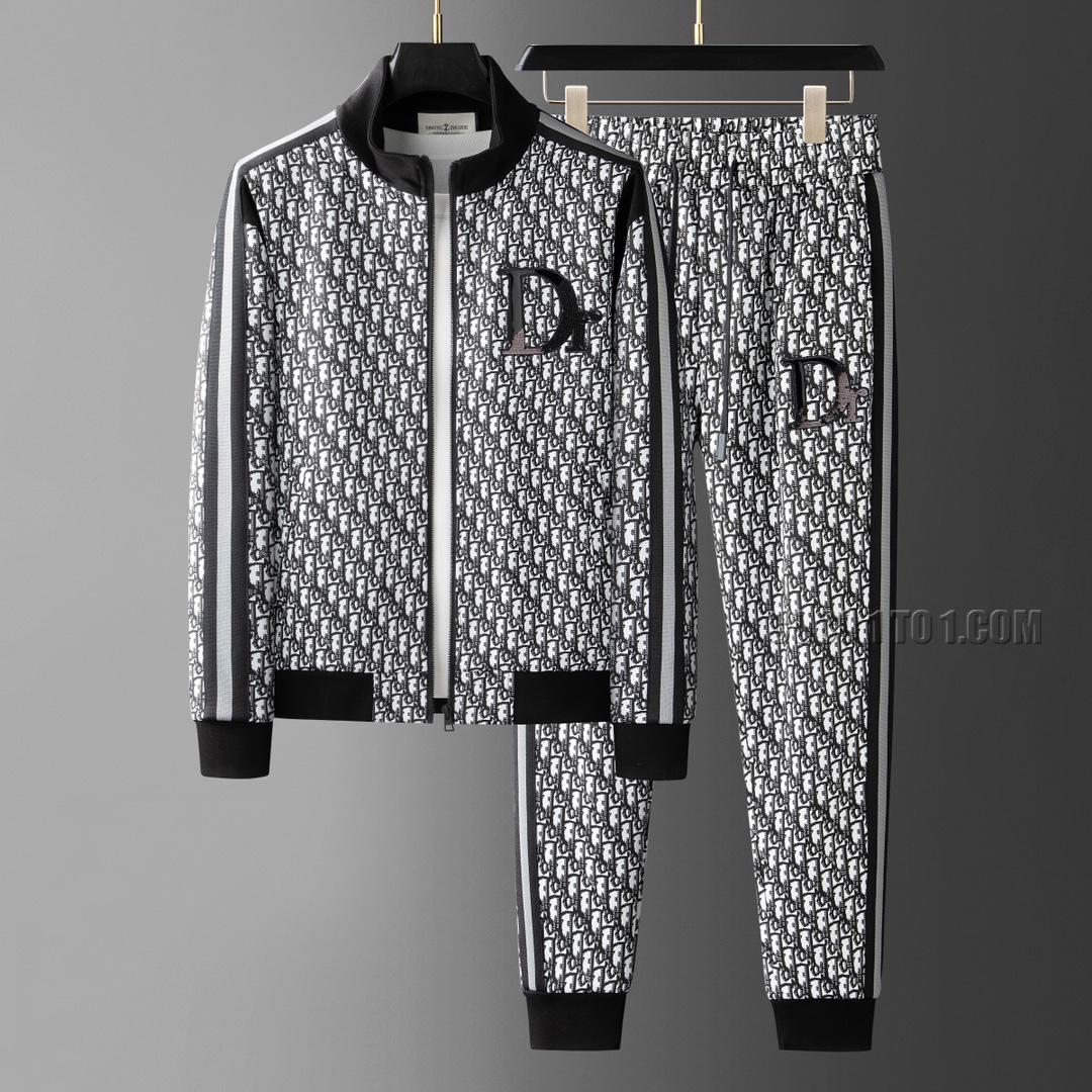 Dior Brand New Popular Cardigan Sweatshirt Suit N42503
