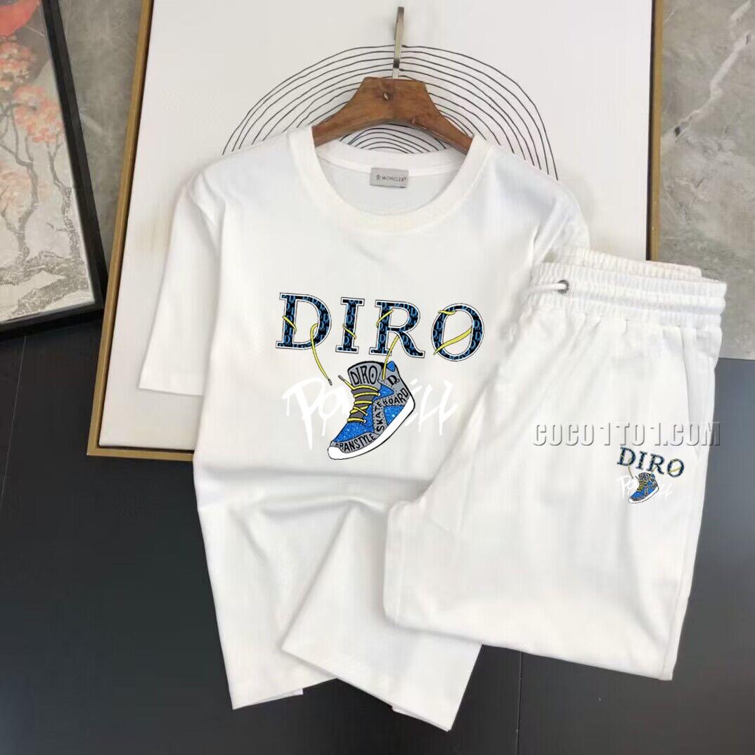 Dior New Men's Short Sleeve Shorts Suit N42503