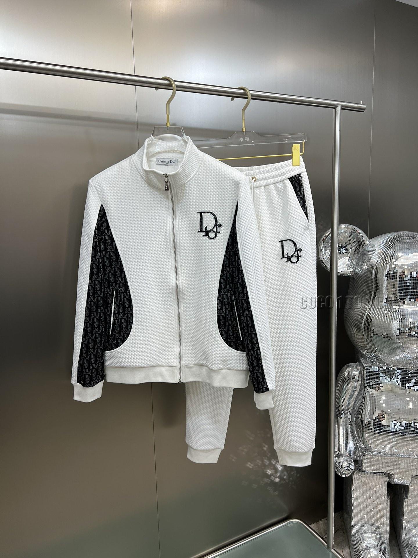 Dior Brand New Popular Cardigan Sweatshirt Suit N42503