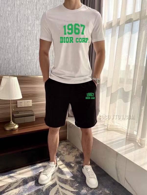 Dior New Men's Short Sleeve Shorts Suit N42503