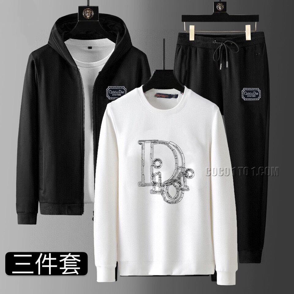 Dior Original Korean Imported New Fabric Cotton Autumn/Winter Sports Suit N42503 Suit N42503
