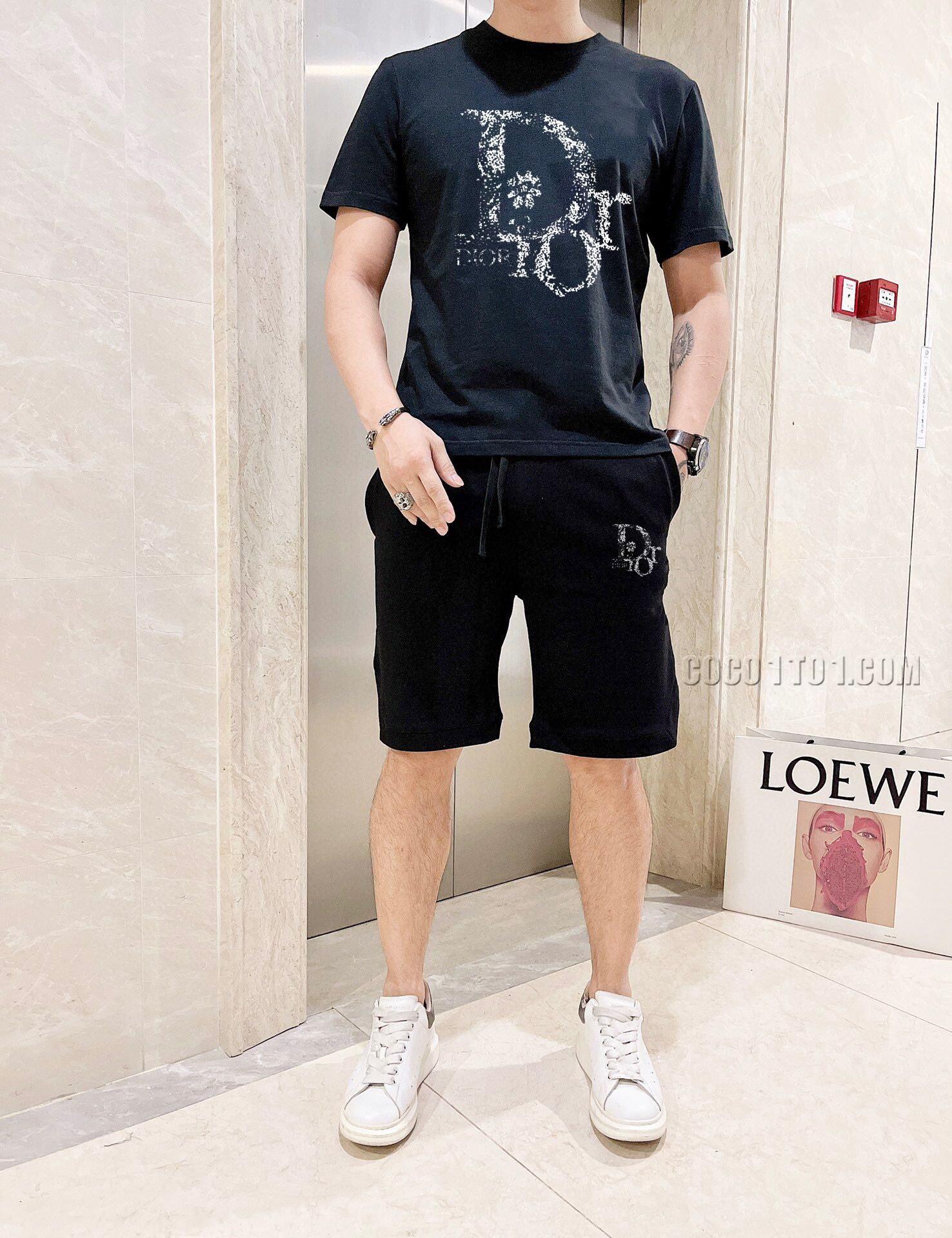 Dior New Men's Short Sleeve Shorts Suit N42503