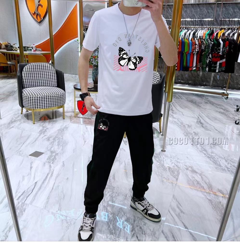 Dior (Plus-size blessing) Official website exclusive high-quality summer Men's (double silk) deluxe Suit N42503 from the world-renowned luxury brand