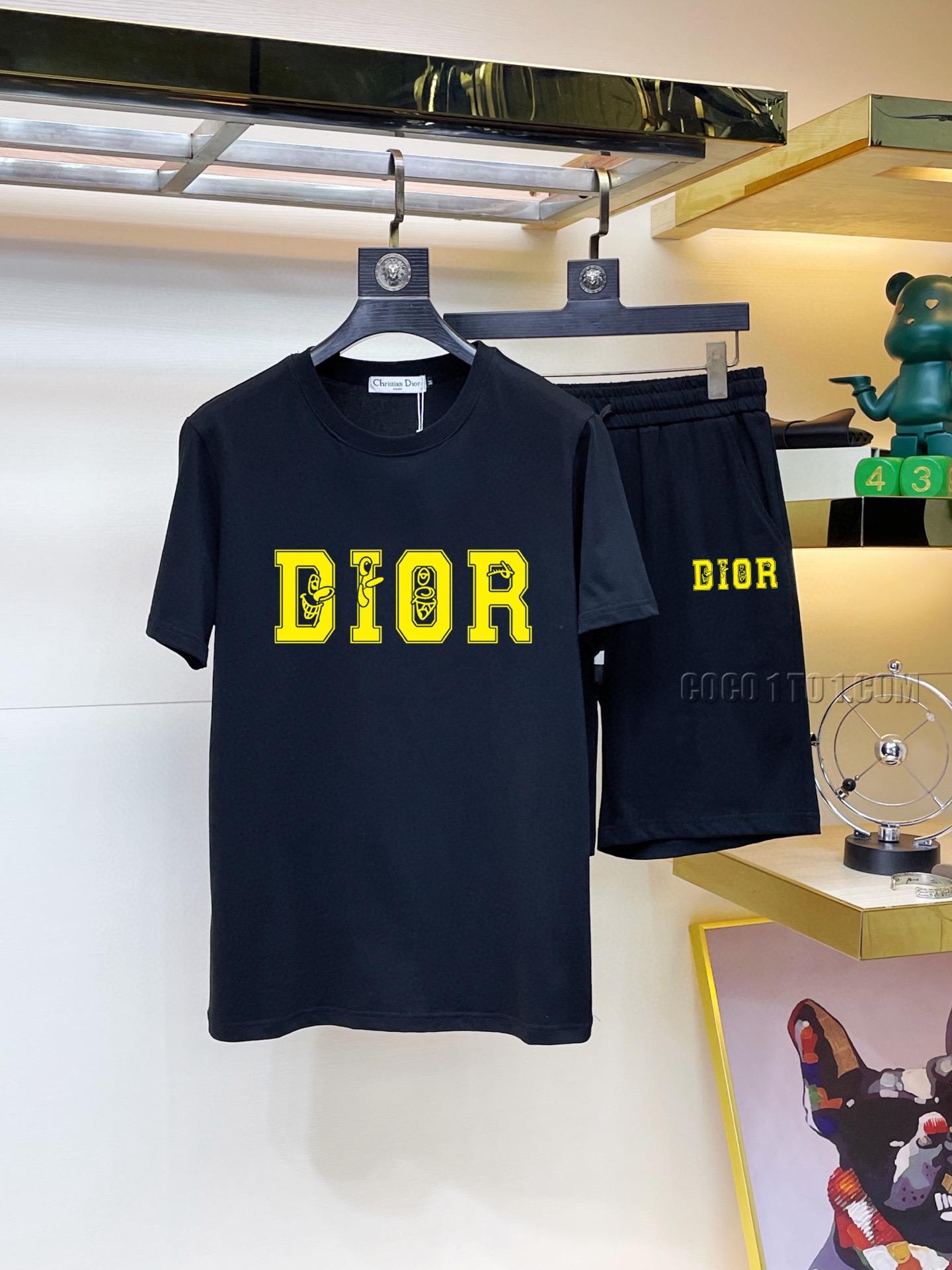 Dior new Men's short-sleeve shorts Suit N42503
