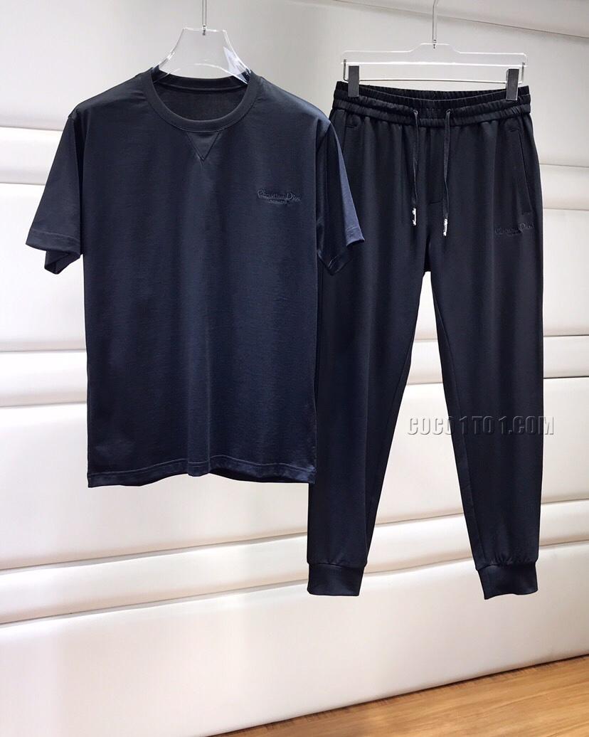 Dior summer new classic fashion versatile short-sleeve round-neck Suit N42503