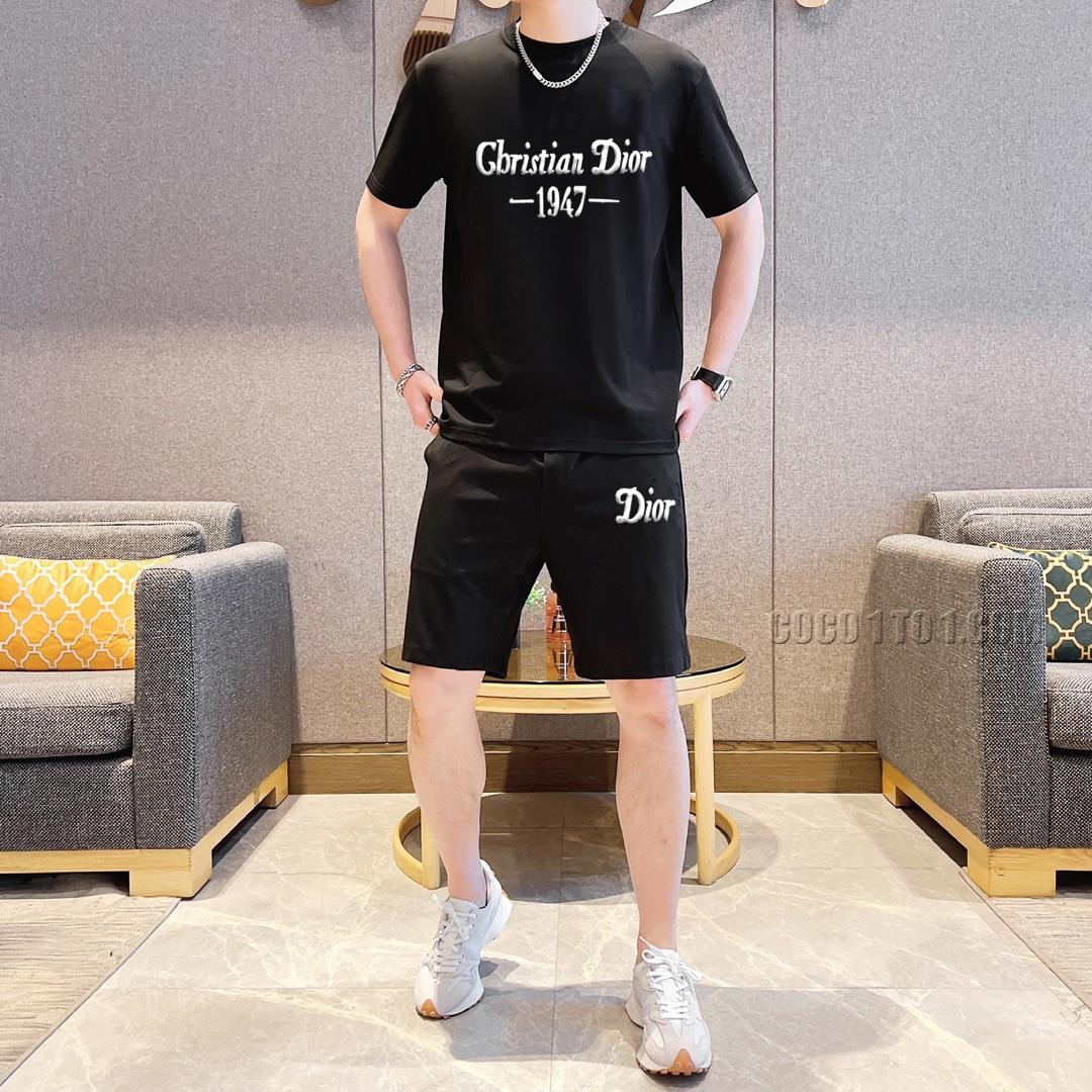 Dior new Men's short-sleeve shorts Suit N42503