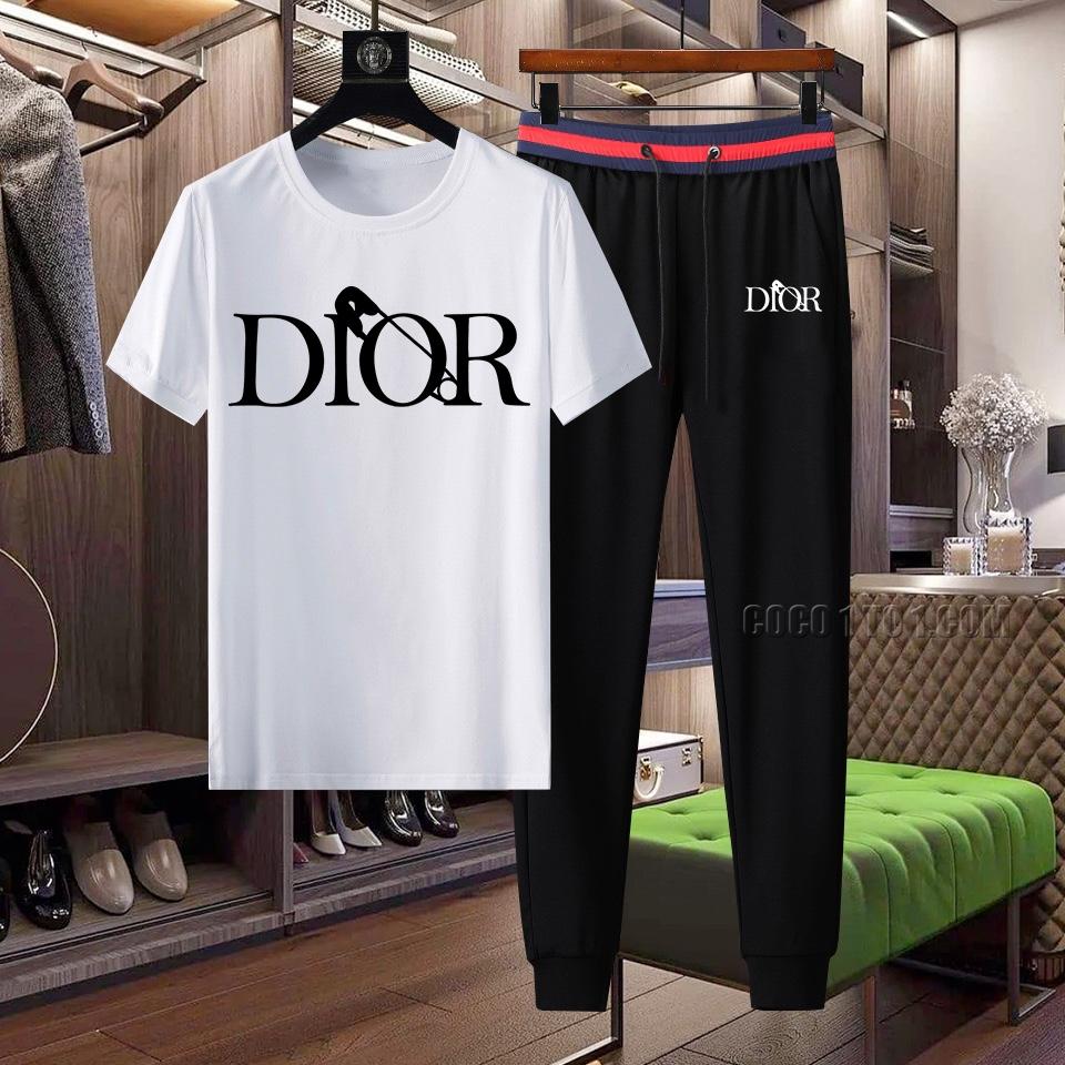 Dior double satin fabric spring new short-sleeved Suit N42503