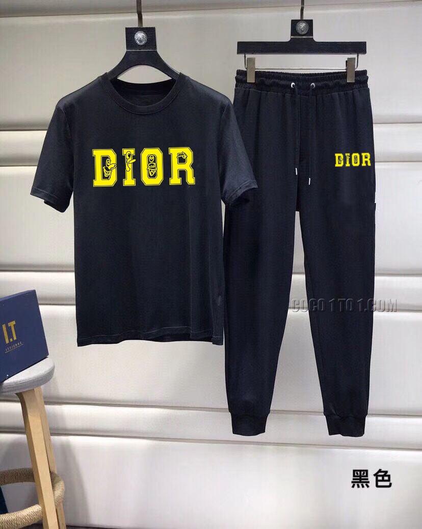 Dior (Fat Gospel) official website same style world-famous luxury brand summer Men's (double satin) high-quality Suit N42503