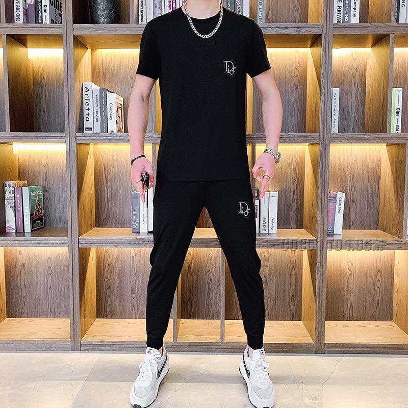 Dior (Fat Gospel) official website same style world-famous luxury brand summer Men's (double satin) high-quality Suit N42503