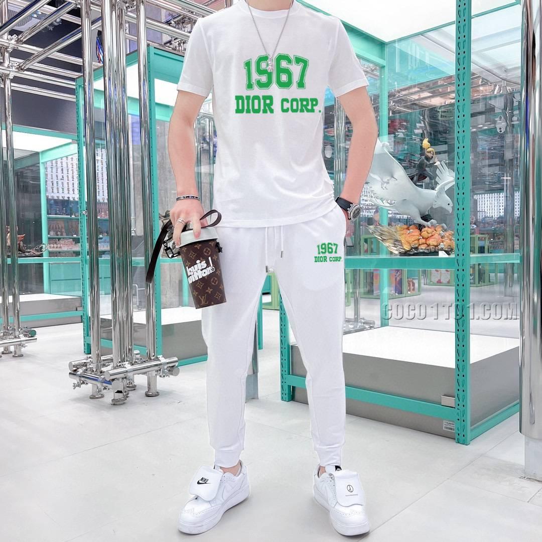 Dior (Fat Gospel) official website same style world-famous luxury brand summer Men's (double satin) high-quality Suit N42503