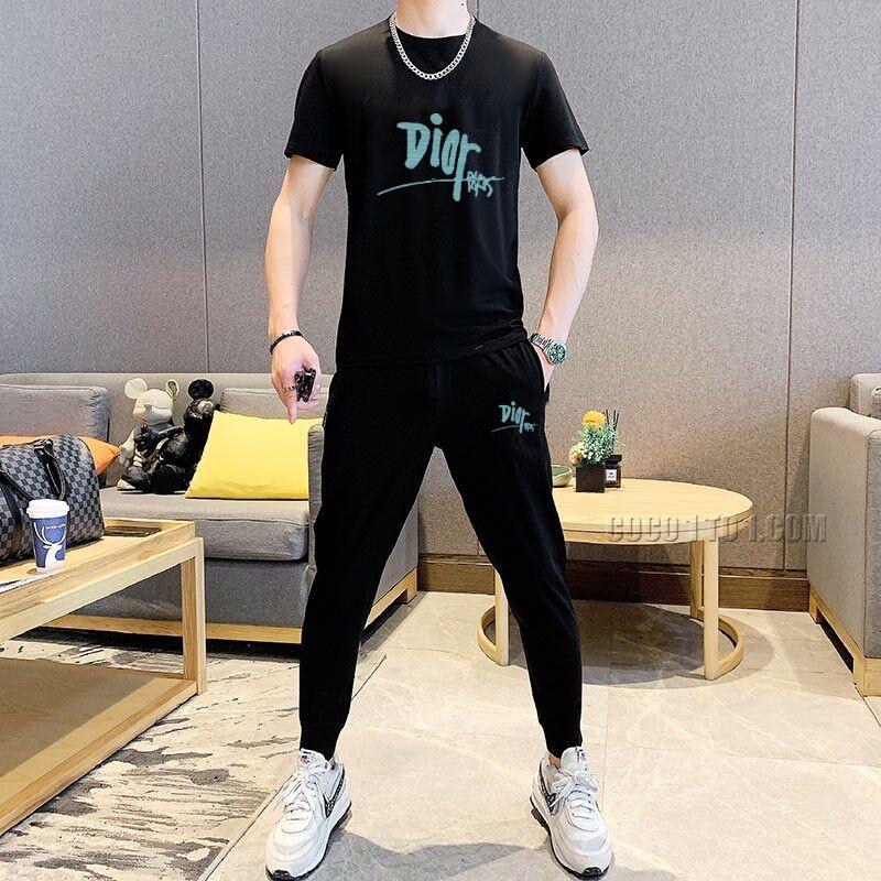 Dior (Fat Gospel) official website same style world-famous luxury brand summer Men's (double satin) high-quality Suit N42503