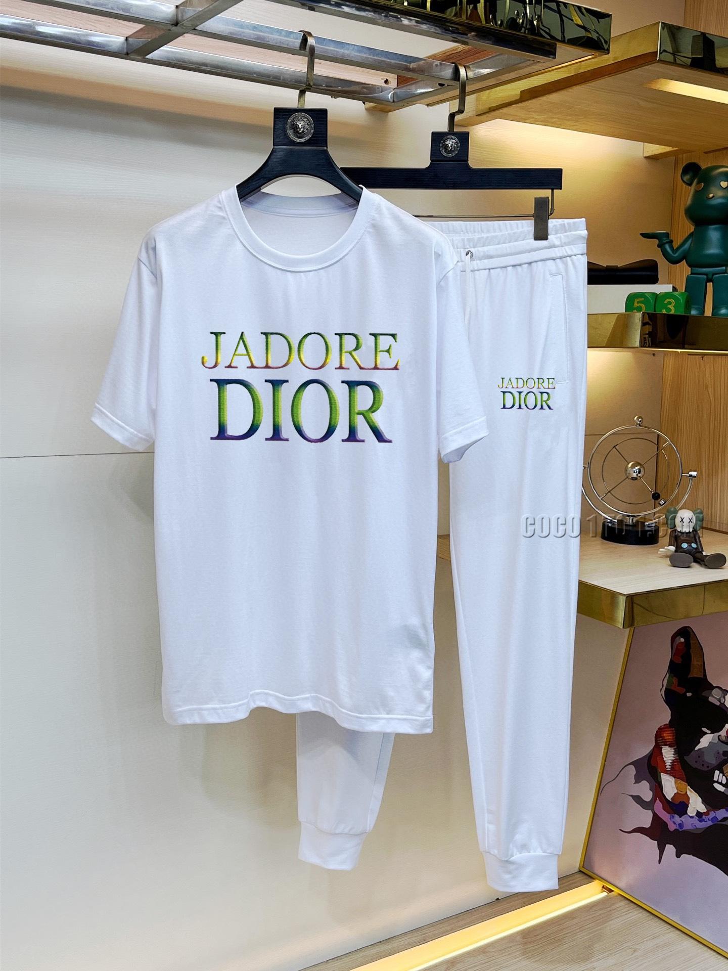 Dior (Fat Gospel) official website same style world-famous luxury brand summer Men's (double satin) high-quality Suit N42503
