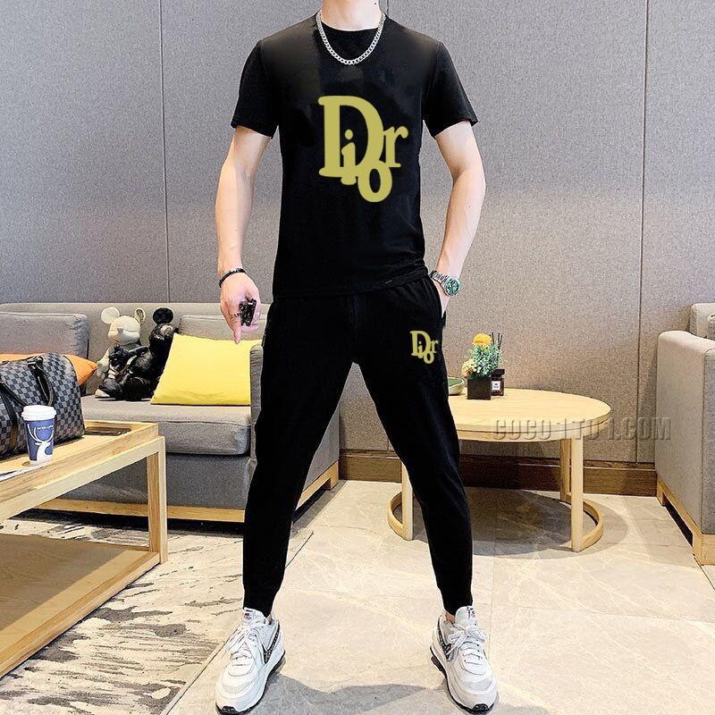 Dior (Fat Gospel) official website same style world-famous luxury brand summer Men's (double satin) high-quality Suit N42503