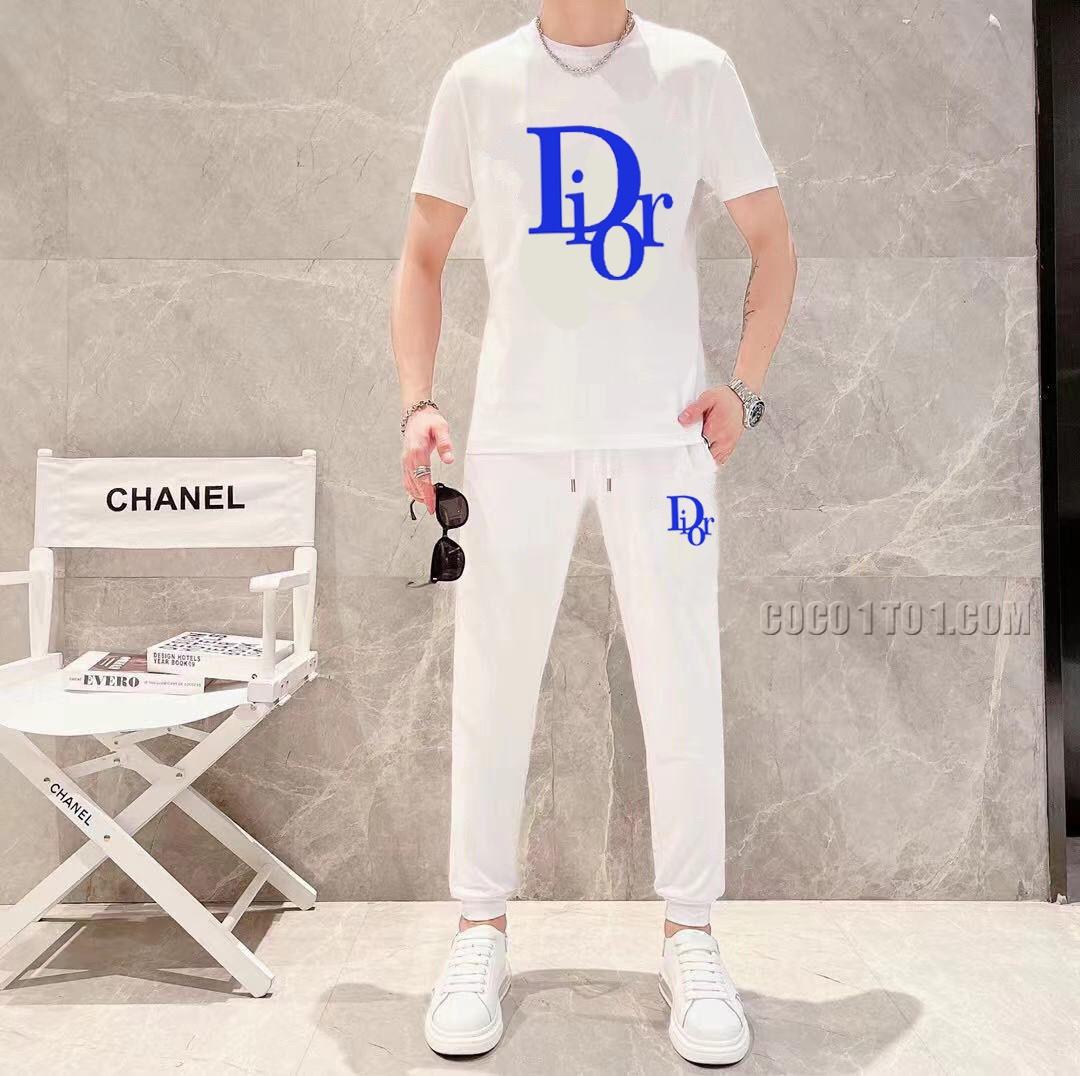 Dior (Fat Gospel) official website same style world-famous luxury brand summer Men's (double satin) high-quality Suit N42503